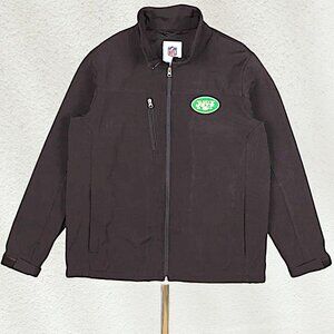 NFL New York Jets Performance Jacket Black Size Medium